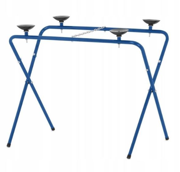 Összecsukható szélvédő állvány tapadókorongokkal