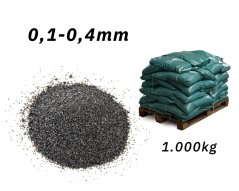 Abrazívum na pieskovanie 0,1-0,4 1000kg