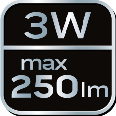 Челно фенерче 250 лумена, увеличение, CREE XPE, 3xAAA 99-201