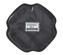 04X – Diagonaler Reparaturflicken, 134 x 134 mm