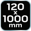 Ácskapocs 120 x 1000 mm 45-456