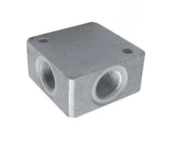 Razdelilnik zraka 3-potni, tip kocka, 4x3/8" notranji navoj