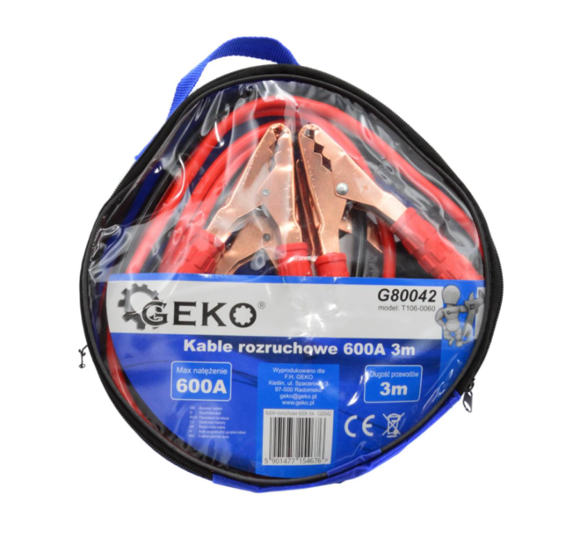 Indító kábelek 600A 3m G80042