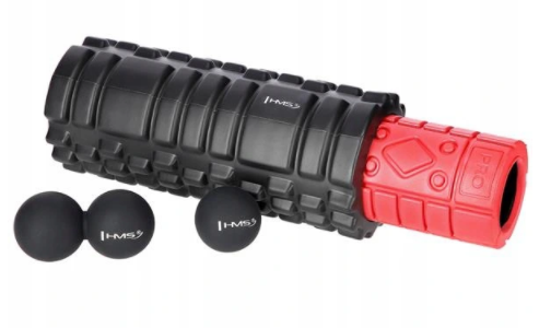 Izomlazító masszázs készlet - Set rolle 4 az 1-ben Black/Red