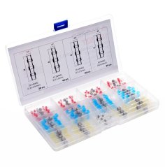 Set de manșoane termocontractabile cu staniu, ermetice, 120 bucăți TA4162