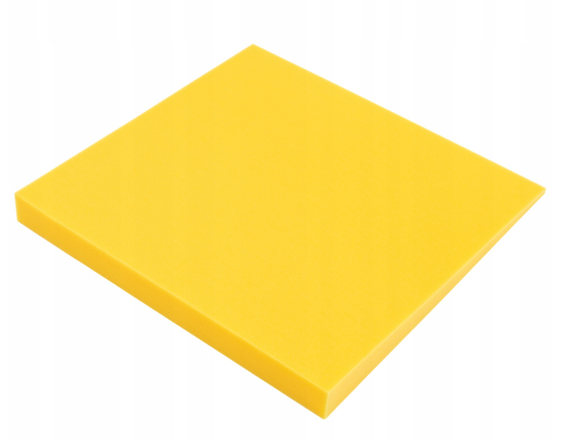 Akustična ploča 3D s kosim rubovima, 50x50 cm, debljina 5 cm, žuta