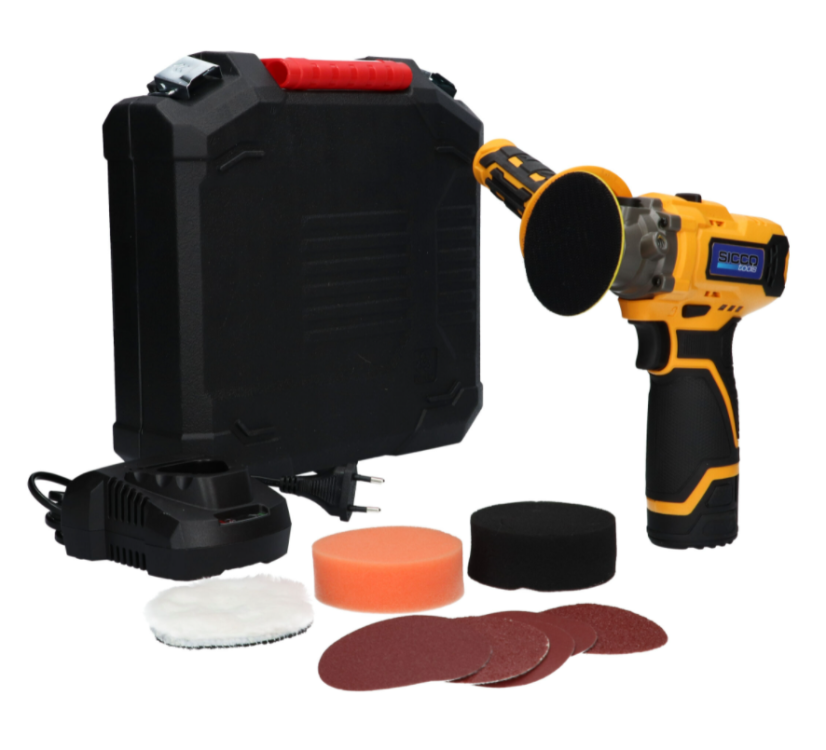 Akkumulátoros polírozó 75mm 12V 1300mAh