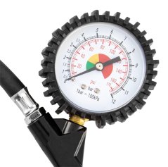 Pištol na hustenie pneumatík s manometrom 63 mm 14-714