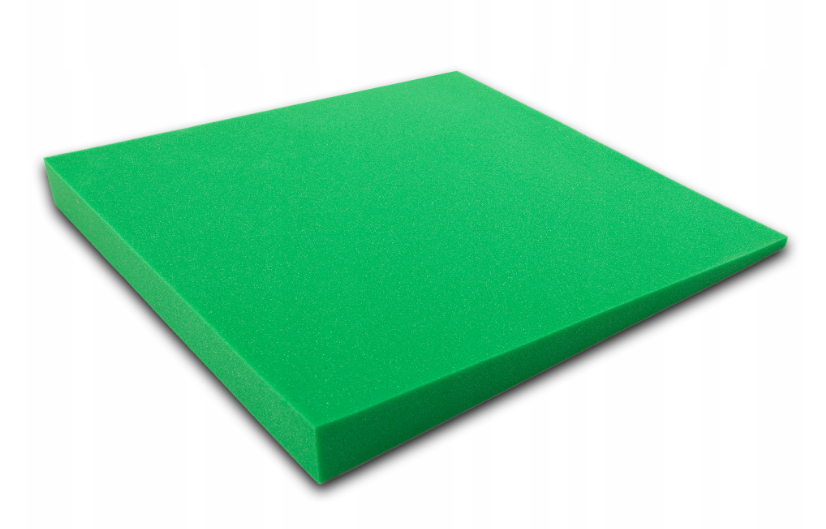 Akustična ploča 3D s kosim rubovima, 50x50 cm, debljina 5 cm, tamnozelena