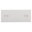 Mreža za mljevenje bijela 115 x 280 mm, P100 58T142