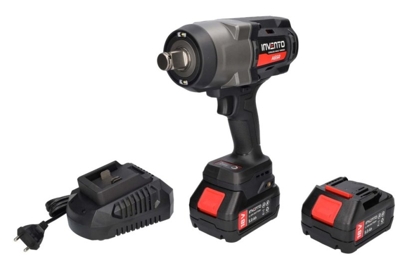 Akkuschlagschrauber 18V 1980 Nm + 2x4.0 Ah Akku A65R 3/4"