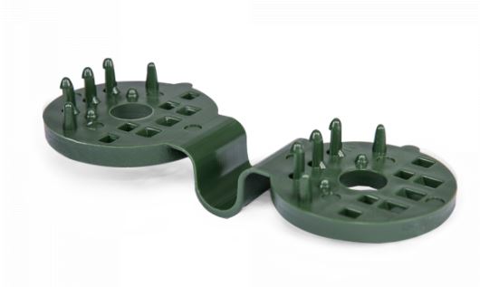 Rögzítő klipsz árnyékoló hálókhoz 4cm, zöld 10db