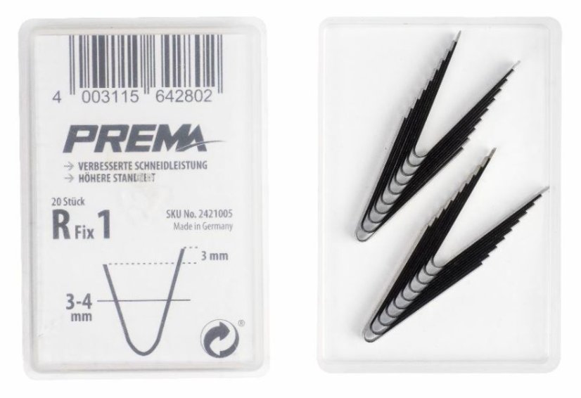 Nož za rezanje R Fix 1, za PREMA rezač profila 3-4mm, 20KOM