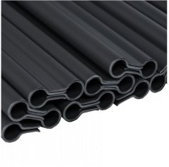 Клипси за закрепване на мрежа за сянка 19 см, тъмно сив, 20 бр.