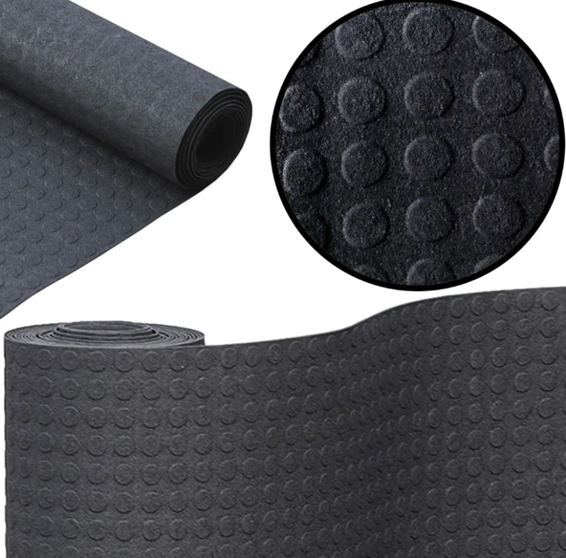 Csúszásmentes gumiszőnyeg kör mintákkal 3mm 50x120cm