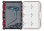 Schaumstoffpolsterung grau 47,5x28,5x2cm