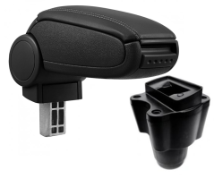 Naslon za roke Dacia DUSTER 2018+, črn, eko usnje