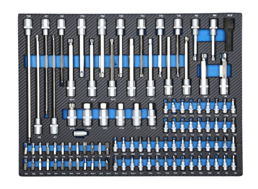 Werkstattwagen mit 251 Werkzeugen TA212