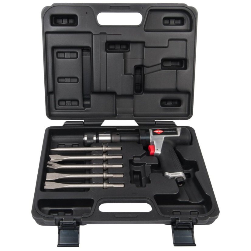 Presslufthammer 3/4" 283 l/min + Meißel (5 Stück) - Satz 45487