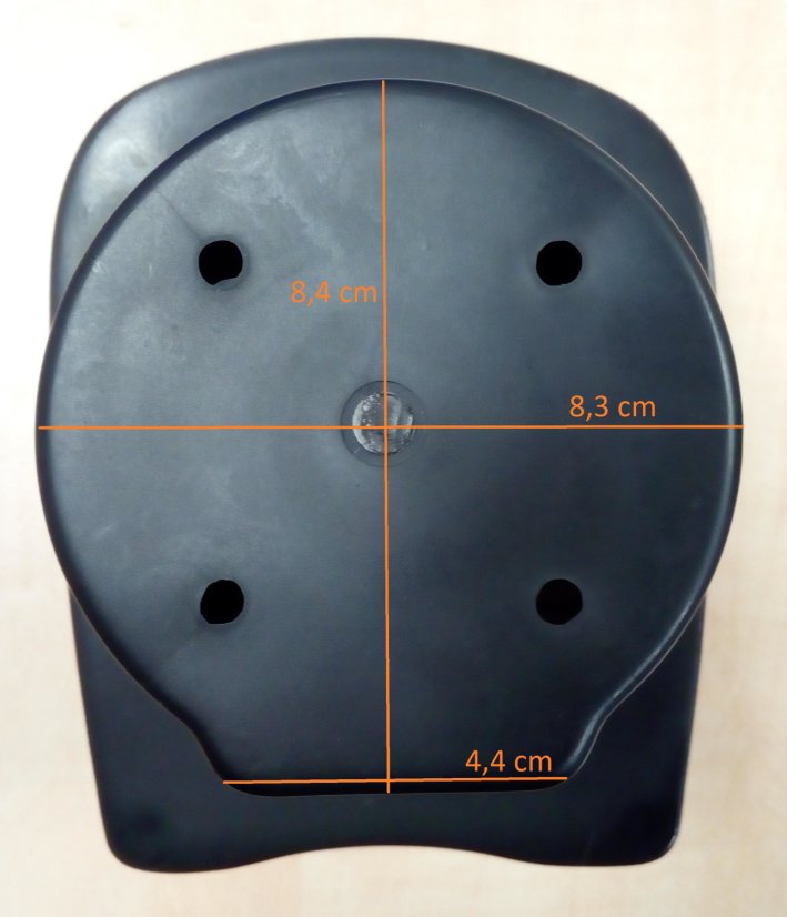 Armlehne Dacia DUSTER, schwarz, Stoffbezug