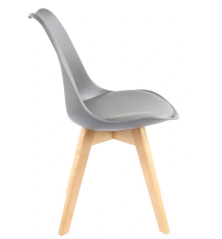 Scaun de sufragerie gri stil scandinav Basic