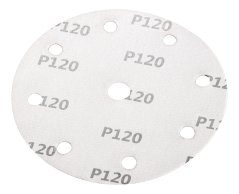 Brusné kotouče 150 mm, P120, 5 ks, s 9 otvory pro 04-721 08-994