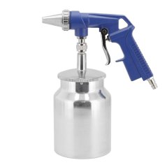 Sandstrahlpistole 1/4" 6-8 bar 250-300 l/min mit 1l Behälter 45279