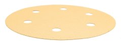 Brusni papir s čičkom 225 mm, K180, 5 kom, sa 6 rupa za brusilicu 59G264, 59G265 54H031