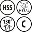 Baildon BASIC fúrószár DIN 345 RN NWKc 30 mm, HSS (S), 296-175 mm 70330002