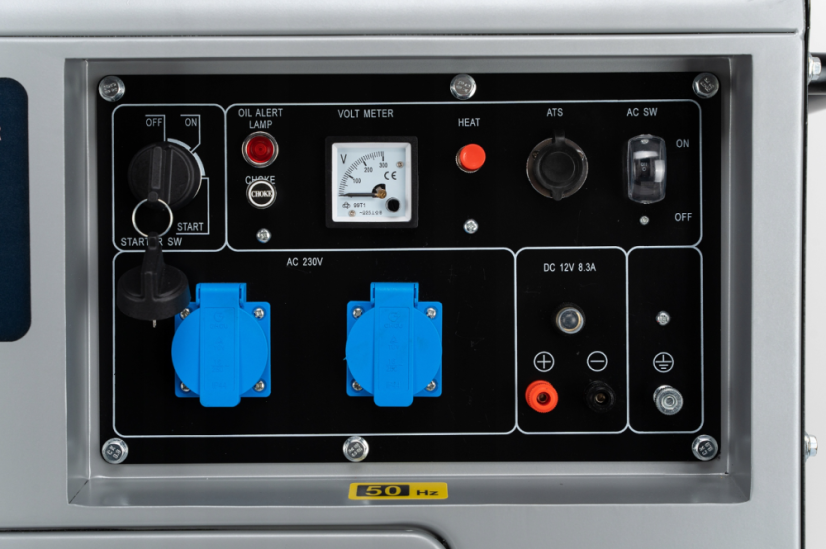 Generator electric portabil diesel TA7350DS – 5000W, AVR, monofazat, 8 ore de funcționare