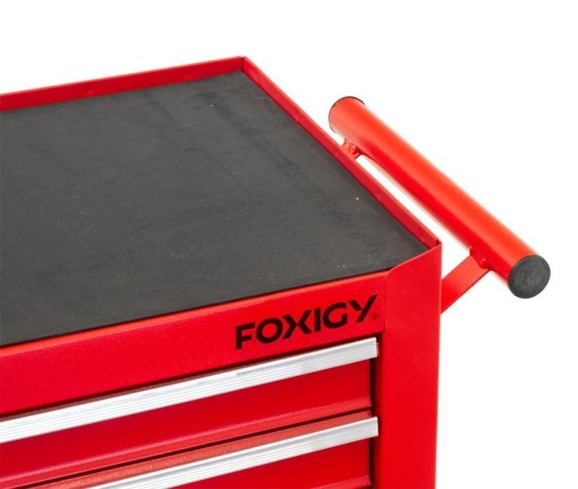 Delavniški voziček Foxigy, 7 predalov, brez orodja