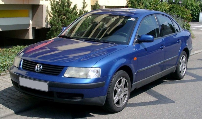 Könyöktámasz VW PASSAT B5 - fém adapter, fekete, textil borítás