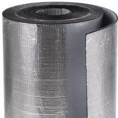 Gumena podloga sa aluminijom samoljepljiva 9mm 50x100cm