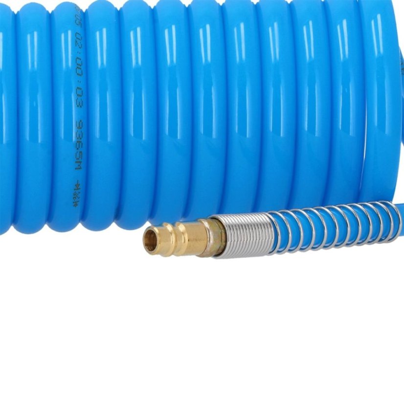 Furtun pneumatic spiralat PU cu fitinguri 10 m x 12 x 8 mm 4304210