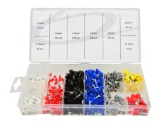 Réz kábel csatlakozó és kábelvég szett - 685 db