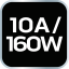 Automatikus egyenirányító 10A/160W, 3-200Ah, savas / AGM / GEL akkumulátorokhoz 11-893-1
