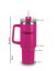 Termohrnček do auta so slamkou 1200 ml Fuchsia