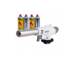 Plinski plamenik do 1300 °C + 4 kartuše