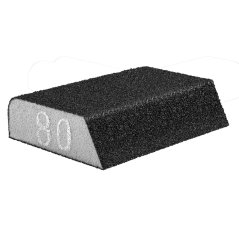 Spužva za brušenje 98 x 25 x 68 mm, K80, kosa 55H925
