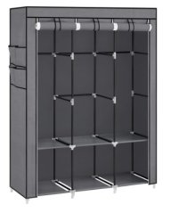 Tekstilna garderoba 130x45x167cm