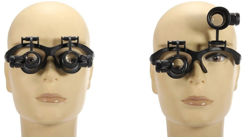 Ochelari cu lupă și LED 10x 15x 20x 25x