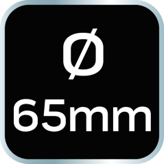 Gumové kladivo 65 mm, 425 g 25-052