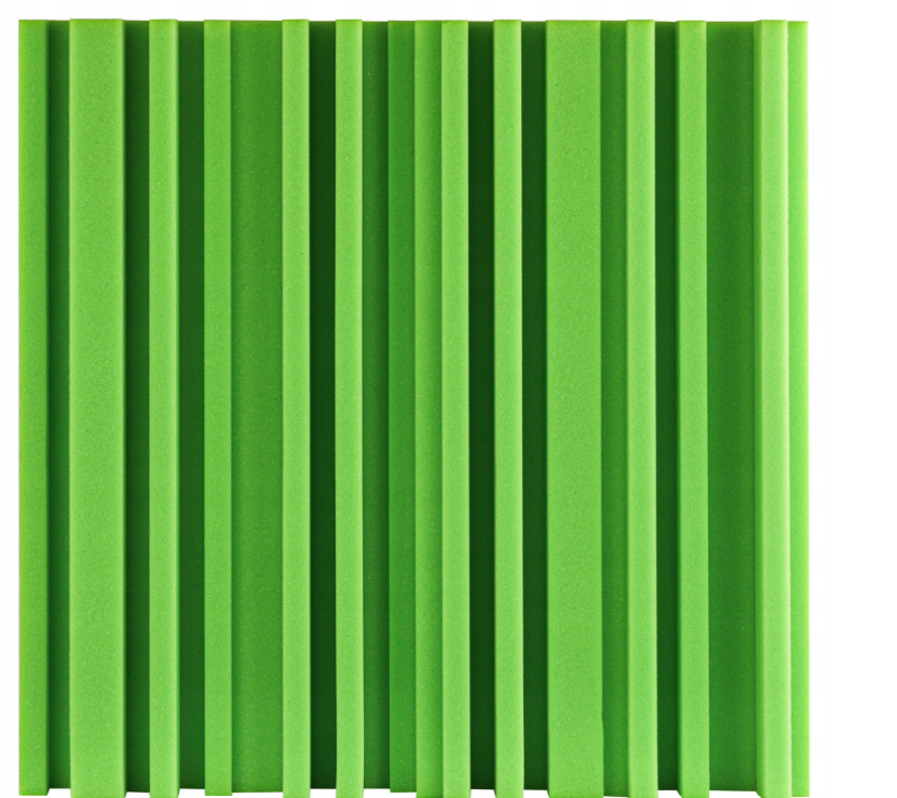 Akustický panel Equalizer 50x50cm, tloušťka 7cm, světle zelený