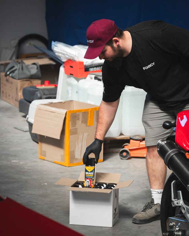 Fék tisztító 500 ml flexi straw Foxigy