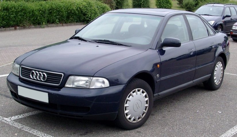AUDI A4 Modell B5 Armlehne, schwarz, Textilbezug