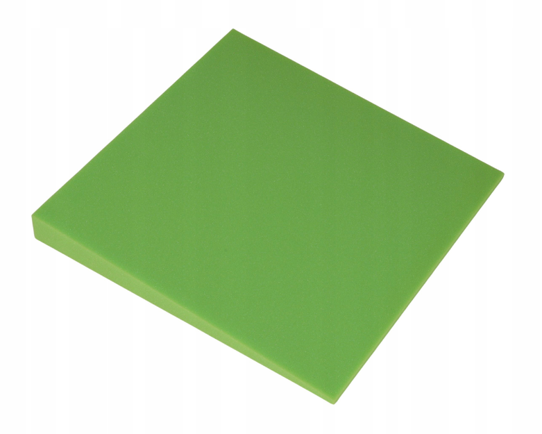 Akustický panel 3D zkosený 50x50cm, tloušťka 5cm, světle zelený