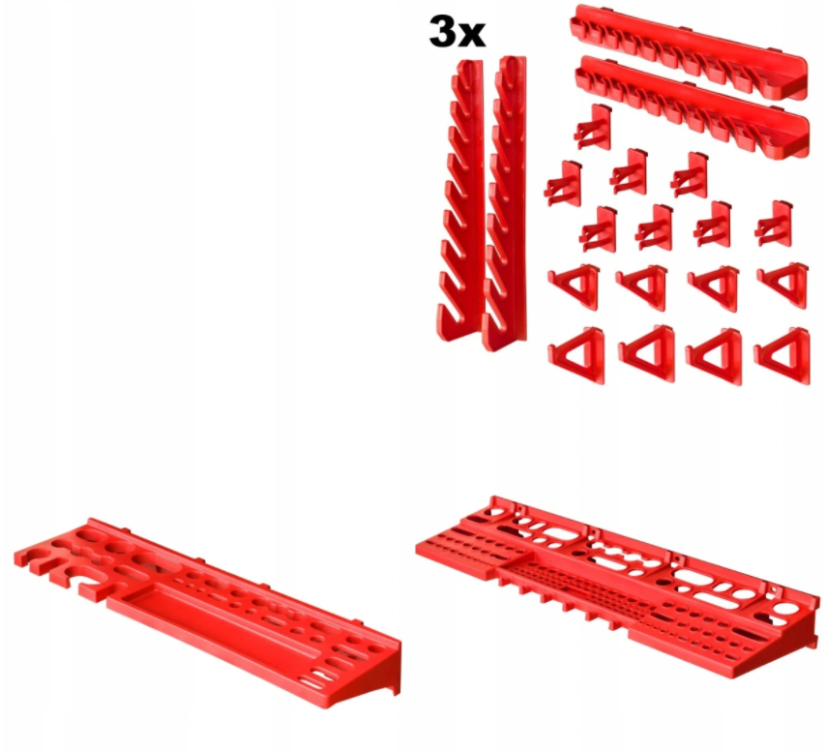 Stena na náradie 172x78cm + 53 boxov