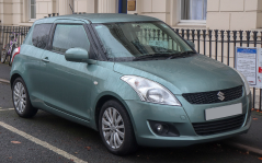 Suzuki SWIFT 2 naslon za roke - Armster 2, črn, eko usnje