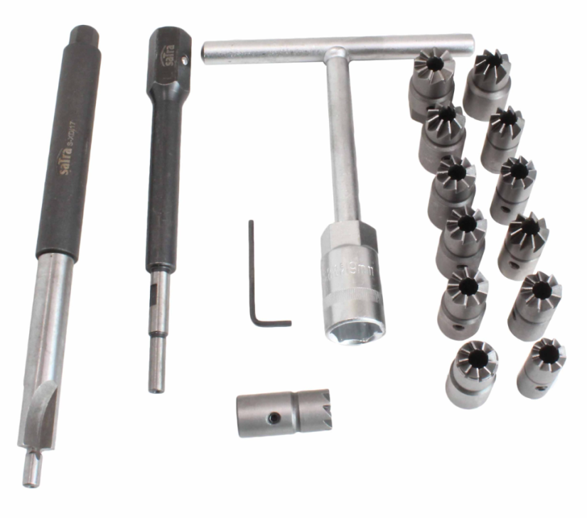 Befecskendező fészek maró készlet 17db S-XDI17