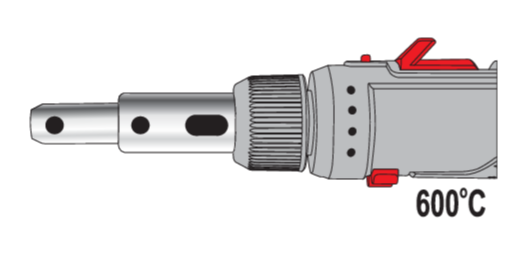 3-u-1 plinski lemilica 30-125 W s dodacima YT-36706